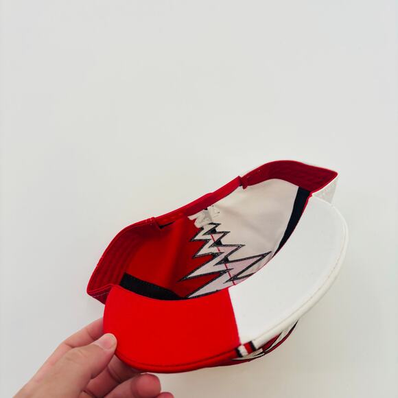 VINTAGE DETROIT RED WINGS STARTER SHOCKEWAVE SNAPBACK HAT - Picture 7 of 7